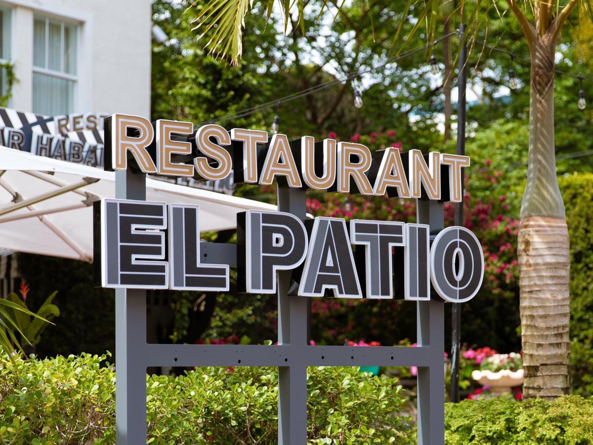 金普顿安格勒酒店 迈阿密海滩 外观 照片 El Patio restaurant sign